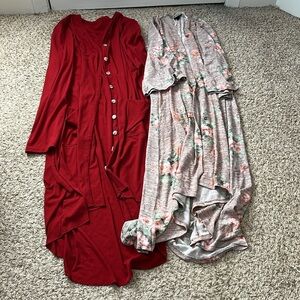 Bundle - Long Length Duster Cardigans - Size XL / 1X